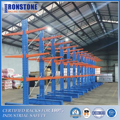 गुणवत्ता  Industrial Customized Anti-Rust Cantilever Racking System For Storing  Bulky Materials कारखाना