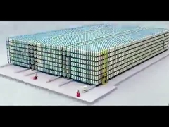 बेहतर स्टॉक प्रबंधन के लिए हाई-टेक मैन्युफैक्चरिंग ASRS पैलेट रैक सिस्टम